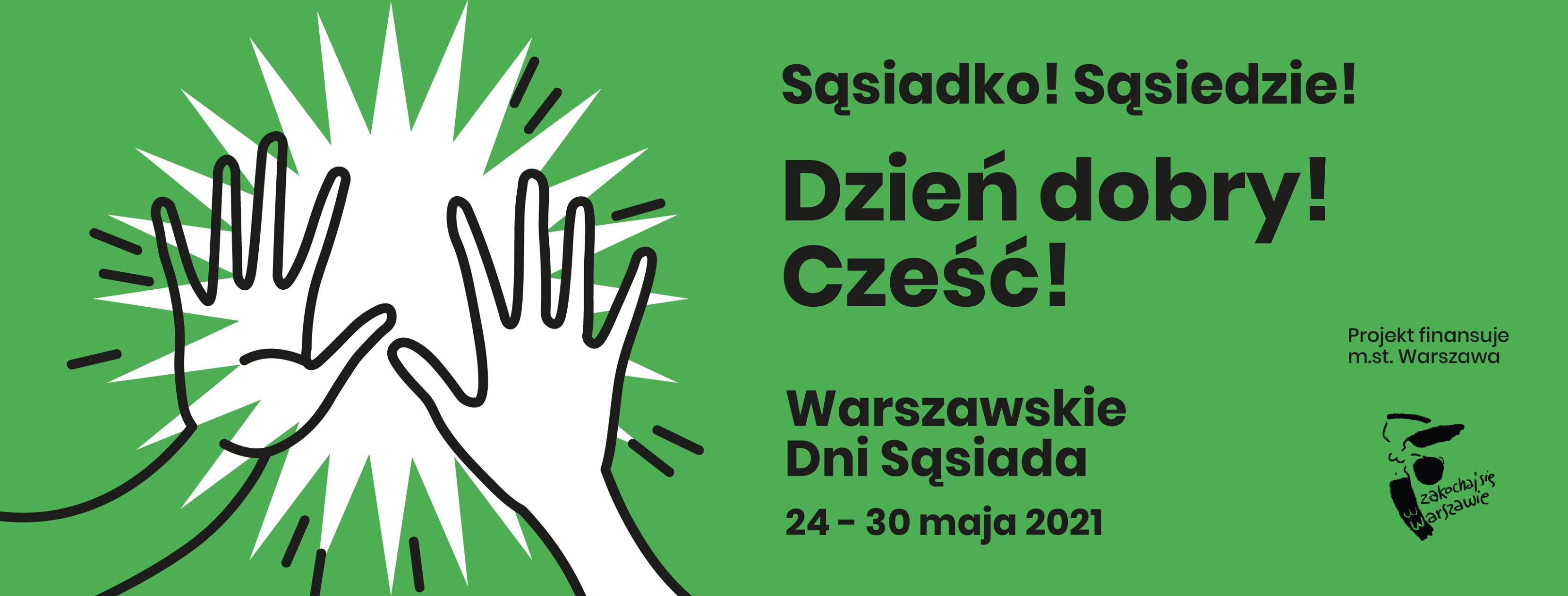 Plakat Warszawskich Dni Sąsiada 