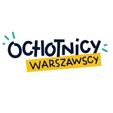 Logo Ochotnicy warszawscy, Centrum Komunikacji Społecznej Urzędu m.st. Warszawy